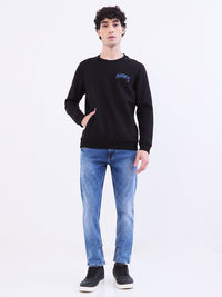 Men Jeans Slim Fit Light Blue Low Rise