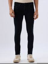 Men Diego Jeans Super Slim Fit Black Low Rise