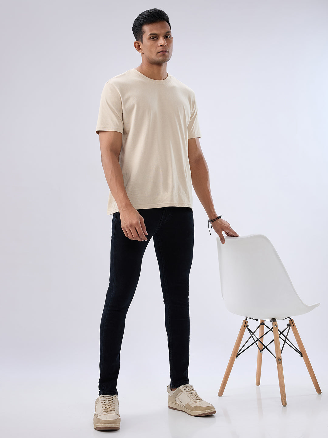Men Diego Jeans Super Slim Fit Black Low Rise