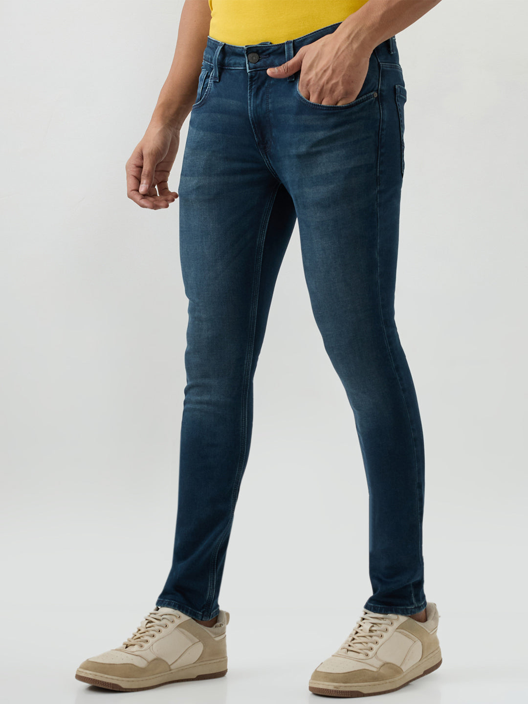 Men Diego Jeans Super Slim Fit Grey Low Rise