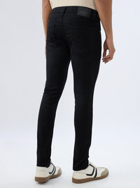 Men Diego Jeans Super Slim Fit Black Low Rise