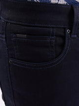 Men Jeans Slim Fit Blue Low Rise