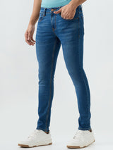 Men Diego Jeans Super Slim Fit Blue Low Rise