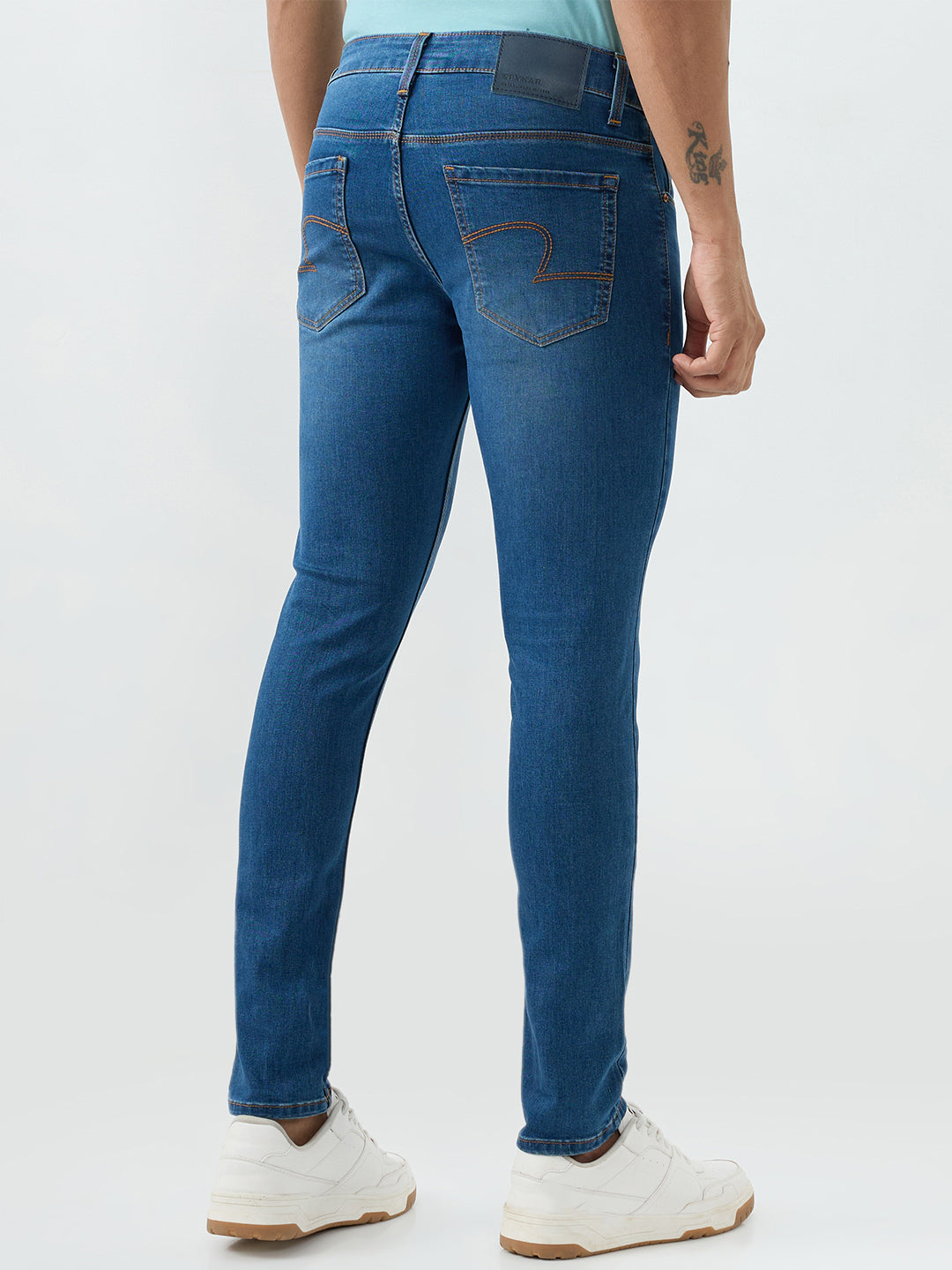 Men Diego Jeans Super Slim Fit Blue Low Rise