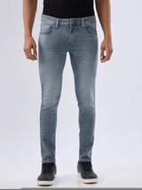 Men Diego Jeans Super Slim Fit Grey Low Rise