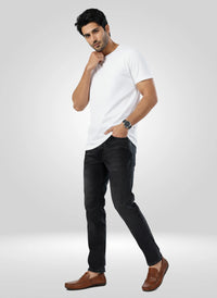 Men Chico Jeans Relaxed Fit Black Mid Rise