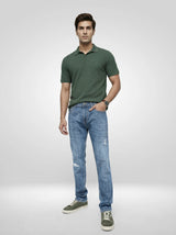 Men Rover Jeans Regular Fit Grey Mid Rise