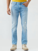 Men Ricardo Jeans Comfort Fit Blue Mid Rise