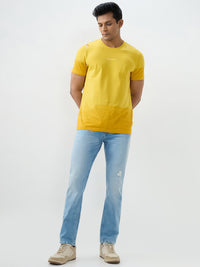 Men Ricardo Jeans Comfort Fit Blue Mid Rise
