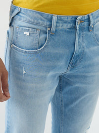 Men Ricardo Jeans Comfort Fit Blue Mid Rise