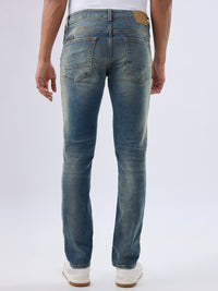 Men Rover Jeans Regular Fit Blue Mid Rise