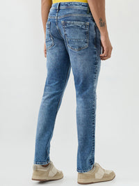 Men Rover Jeans Regular Fit Blue Mid Rise