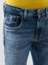 Men Rover Jeans Regular Fit Blue Mid Rise