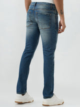 Men Rover Jeans Regular Fit Blue Mid Rise