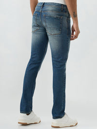 Men Rover Jeans Regular Fit Blue Mid Rise