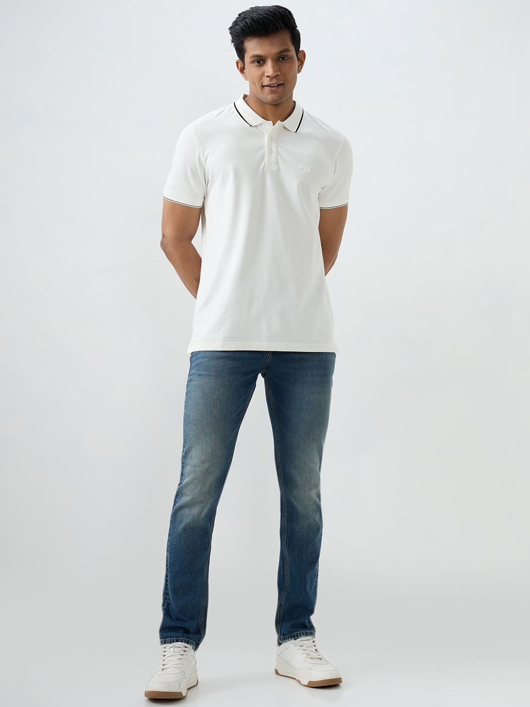 Men Rover Jeans Regular Fit Blue Mid Rise