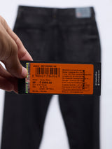 Men Ikemen Jeans Loose Fit Black Low Rise