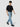 Men Ikemen Jeans Loose Fit Vintage Blue Low Rise