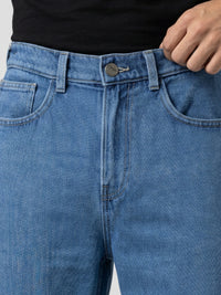 Men Chico Jeans Relaxed Fit Mid Blue Mid Rise