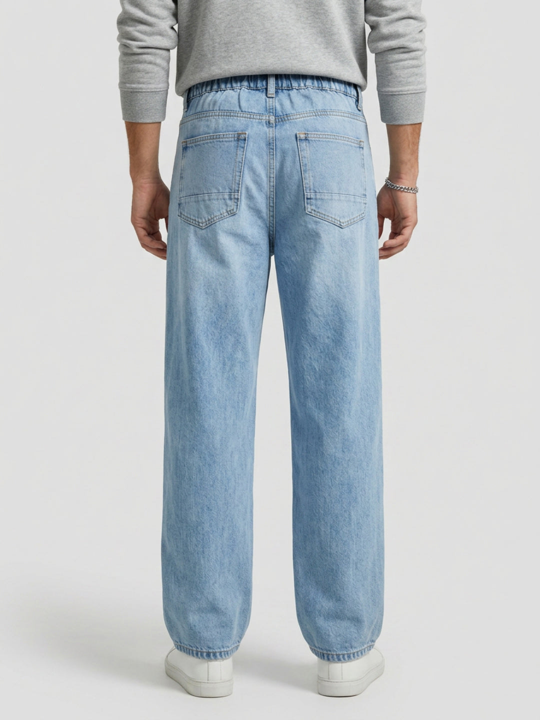 Men Chico Jeans Relaxed Fit Light Blue Mid Rise