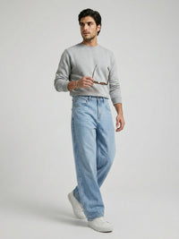Men Chico Jeans Relaxed Fit Light Blue Mid Rise