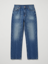 Men Ikemen Jeans Loose Fit Dark Blue Low Rise