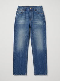 Men Ikemen Jeans Loose Fit Dark Blue Low Rise