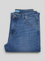 Men Ikemen Jeans Loose Fit Vintage Blue Low Rise