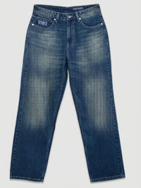 Men Ikemen Jeans Loose Fit Vintage Blue Low Rise