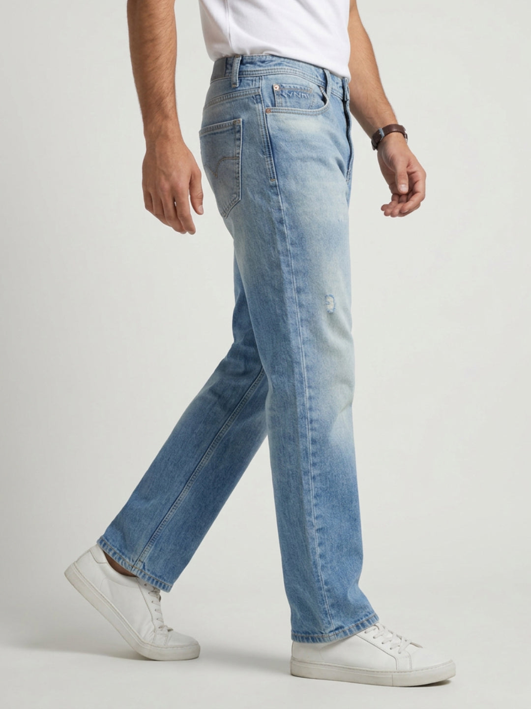 Men Chico Jeans Relaxed Fit Mid Blue Mid Rise
