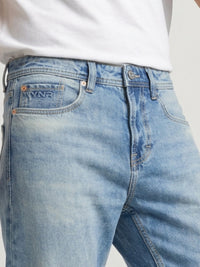 Men Chico Jeans Relaxed Fit Mid Blue Mid Rise