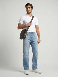 Men Chico Jeans Relaxed Fit Mid Blue Mid Rise