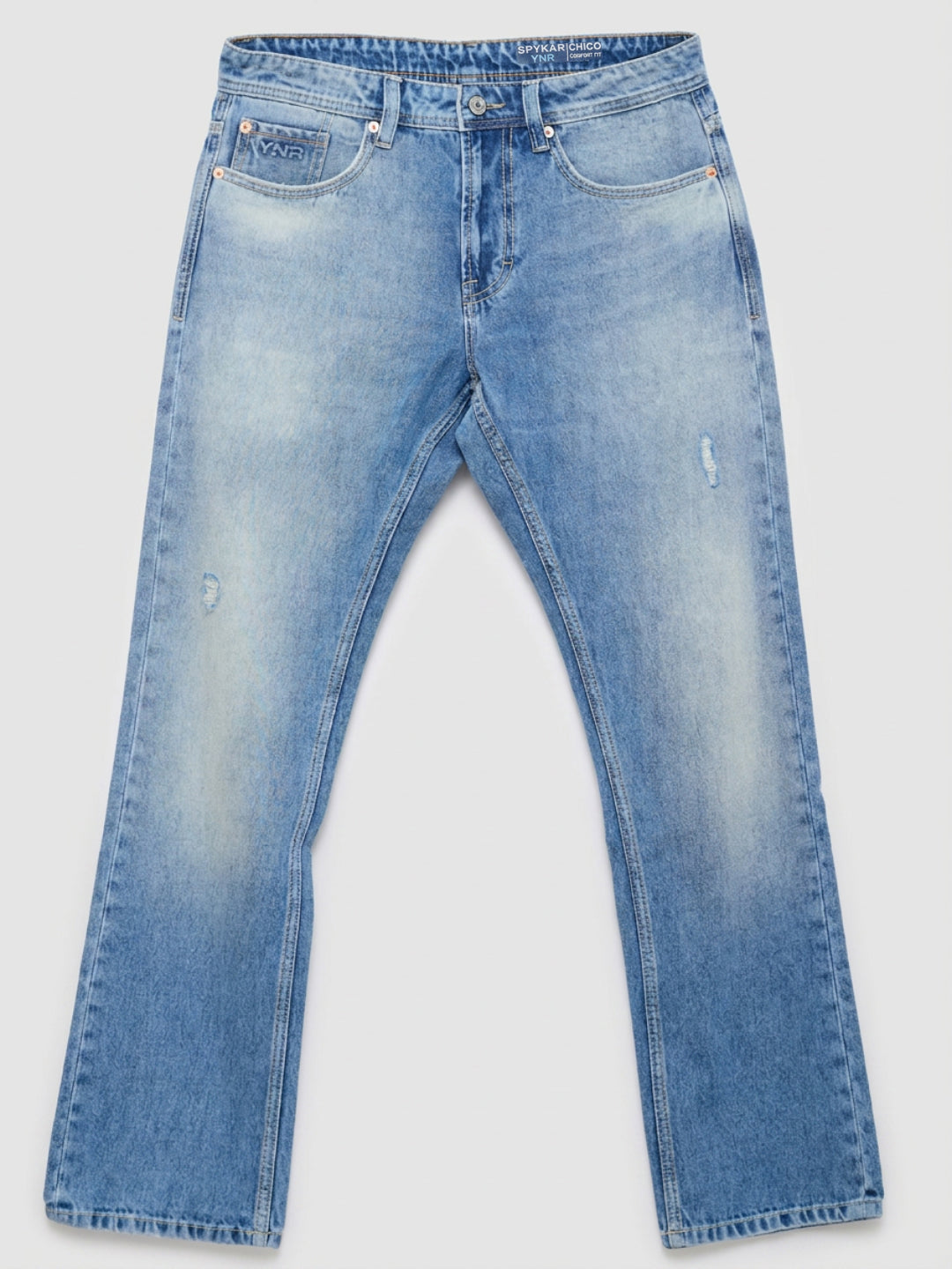 Men Chico Jeans Relaxed Fit Mid Blue Mid Rise