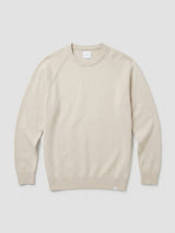 Men Sweater Beige Regular Fit