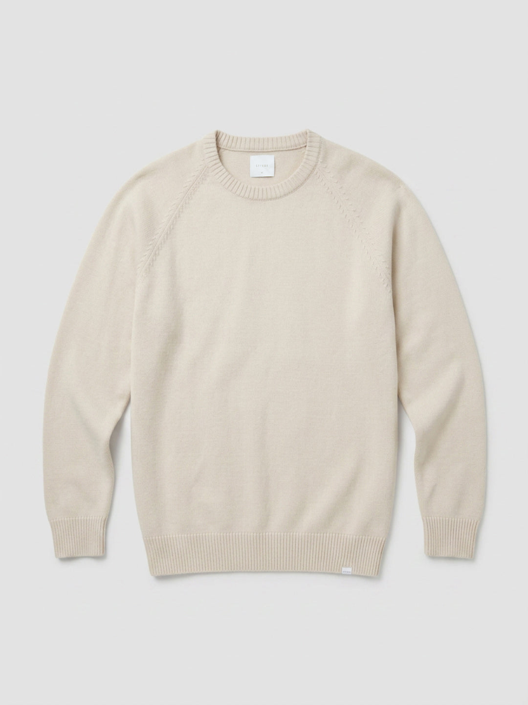 Men Sweater Beige Regular Fit