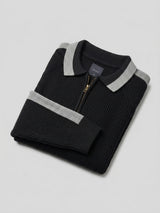 Men Sweater Black Regular Fit