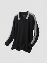 Men Sweater Black Regular Fit