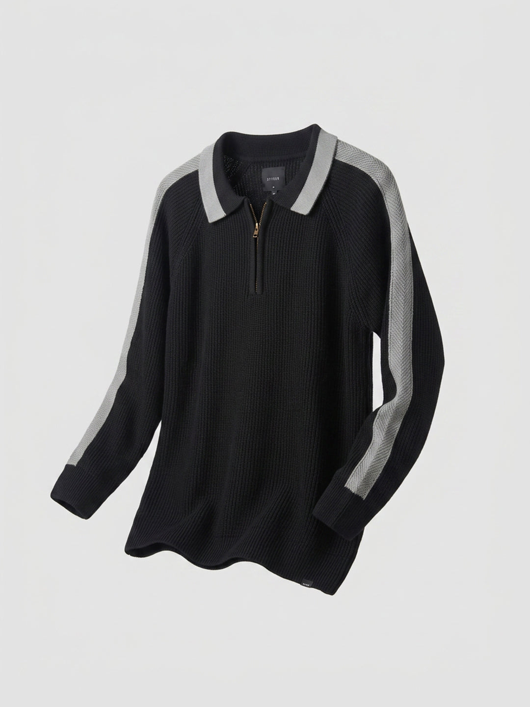 Men Sweater Black Regular Fit