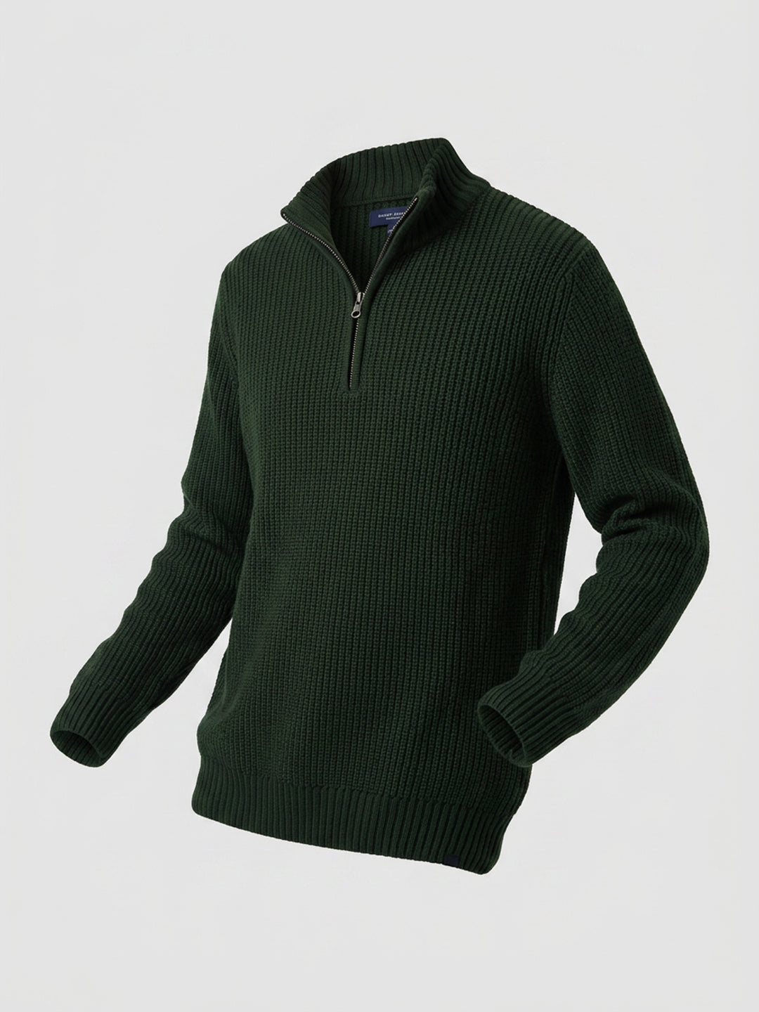 Men Sweater Green Regular Fit