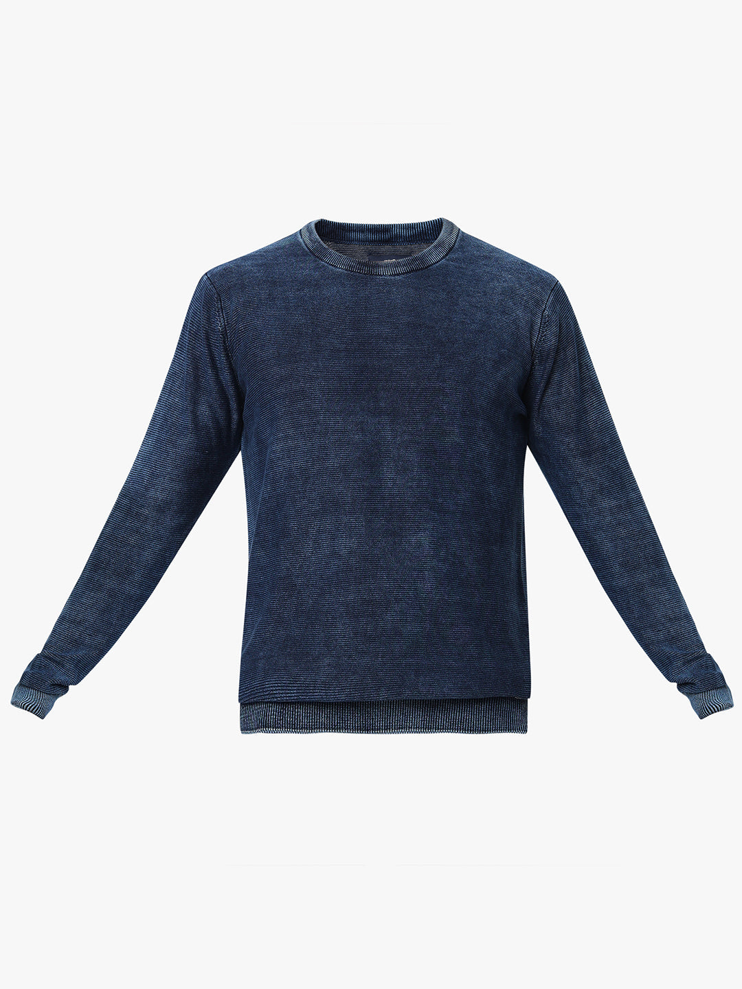 Spykar Round Neck Cotton Pullover Sweater