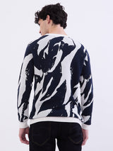 Men Sweater Blue Slim Fit