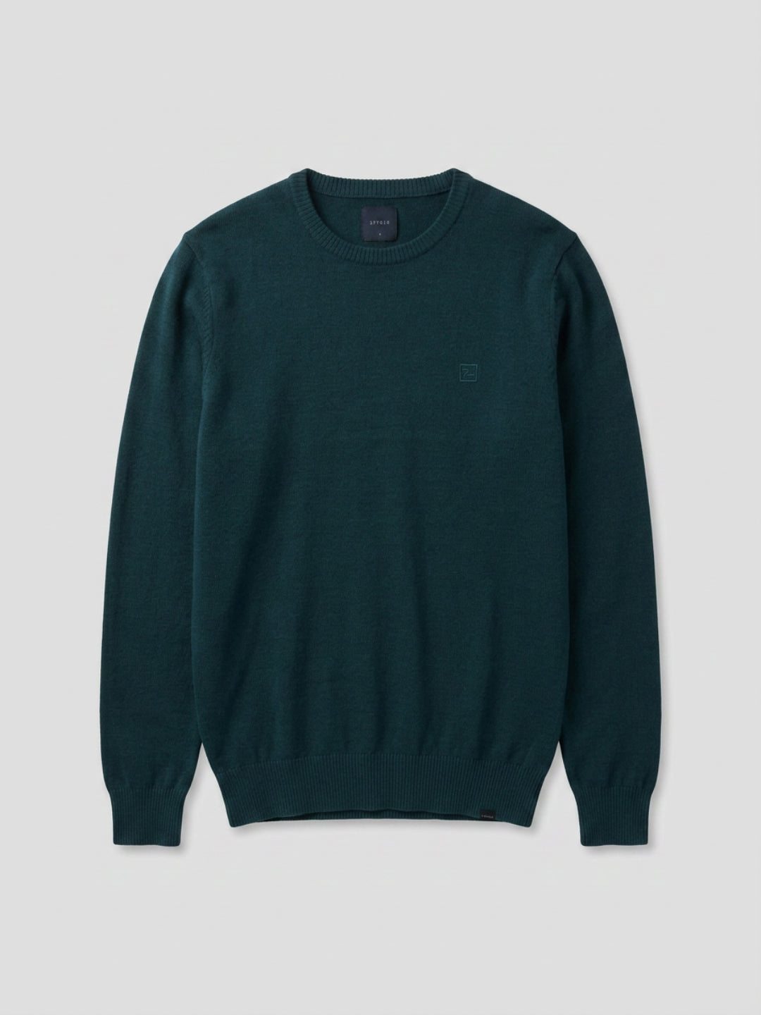 Men Sweater Green Regular Fit
