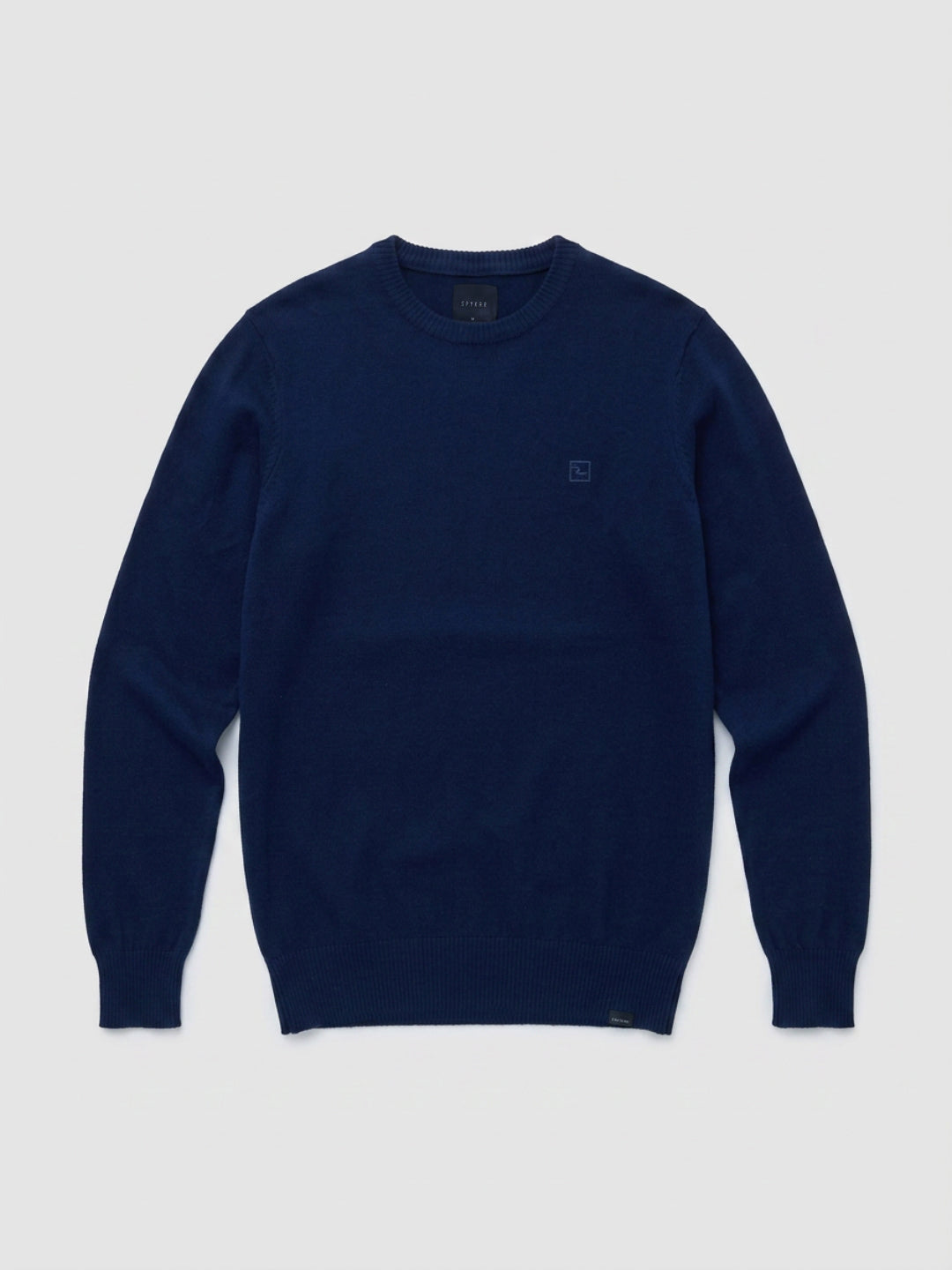 Men Sweater Navy Blue Regular Fit
