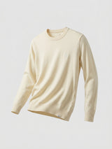 Men Sweater White Regular Fit