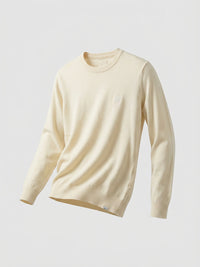 Men Sweater White Regular Fit