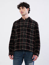 Men Jacket Black Straight Fit