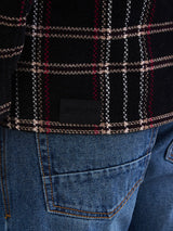 Men Jacket Black Straight Fit