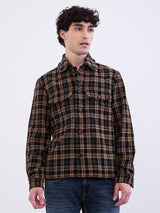 Men Jacket Black Straight Fit