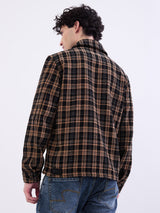 Men Jacket Black Straight Fit