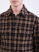 Men Jacket Black Straight Fit